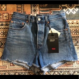 Levi’s Ribcage Shorts in Urban Oasis
